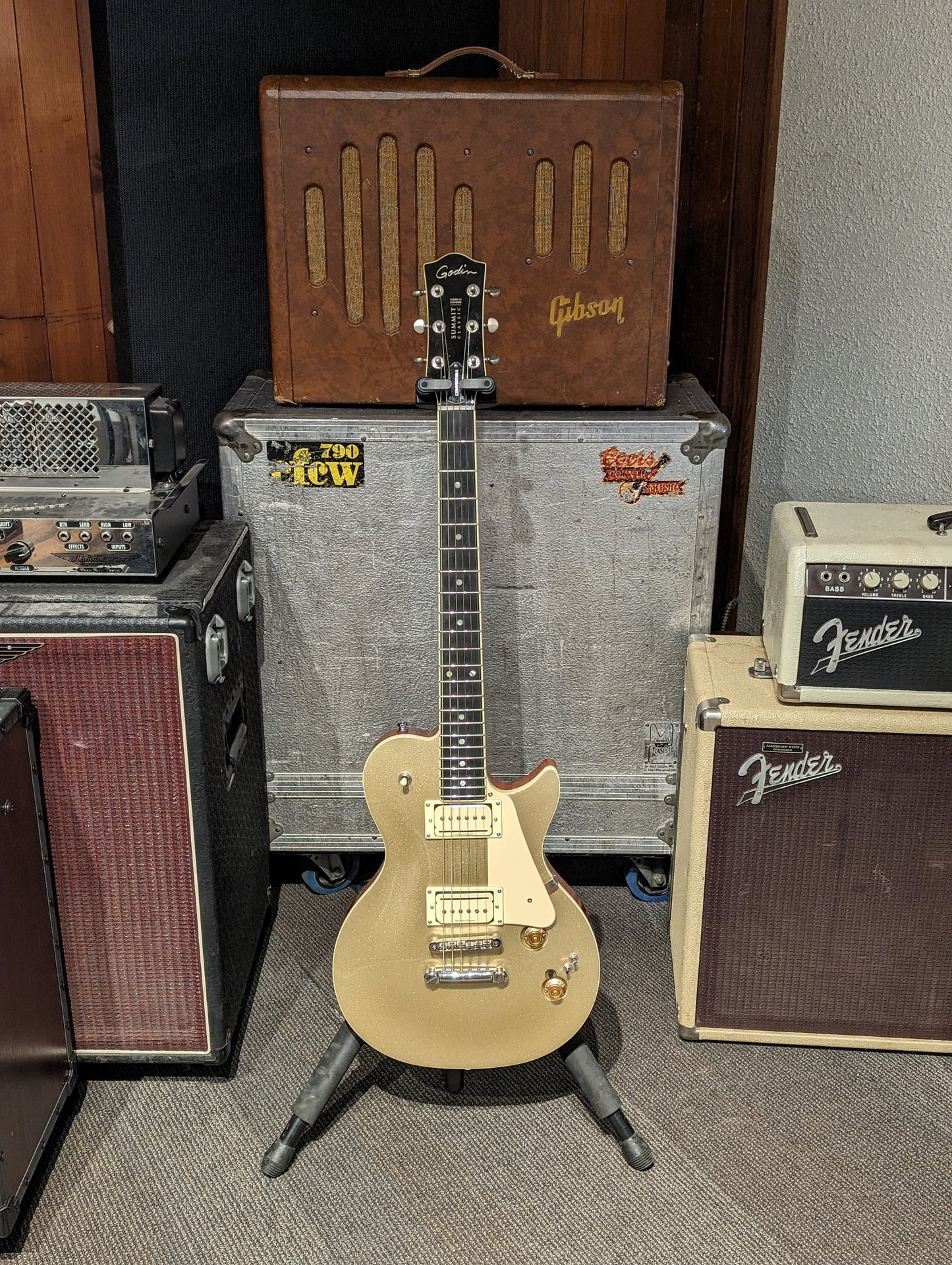 Godin Summit Classic Convertible Gold HG w/Case (Used)