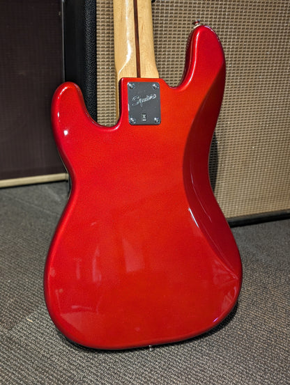 Squier Vintage Modified Precision Bass V w/Case - Candy Apple Red (2014)