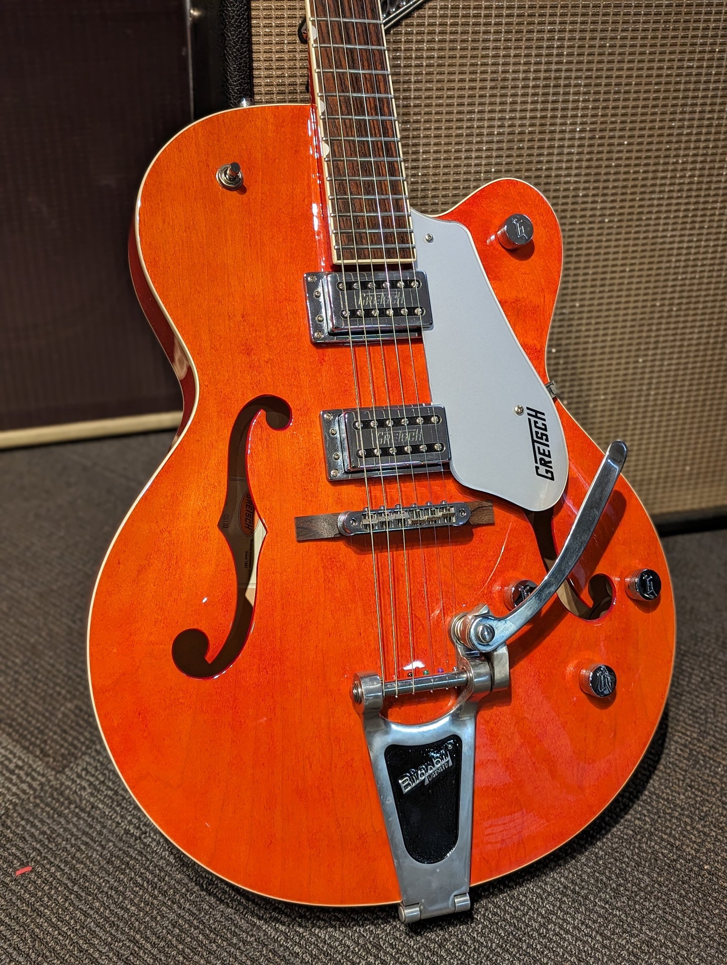 Gretsch G5120 Electromatic Hollowbody Electric Guitar w/Case & Bigbsy - Orange (2011)