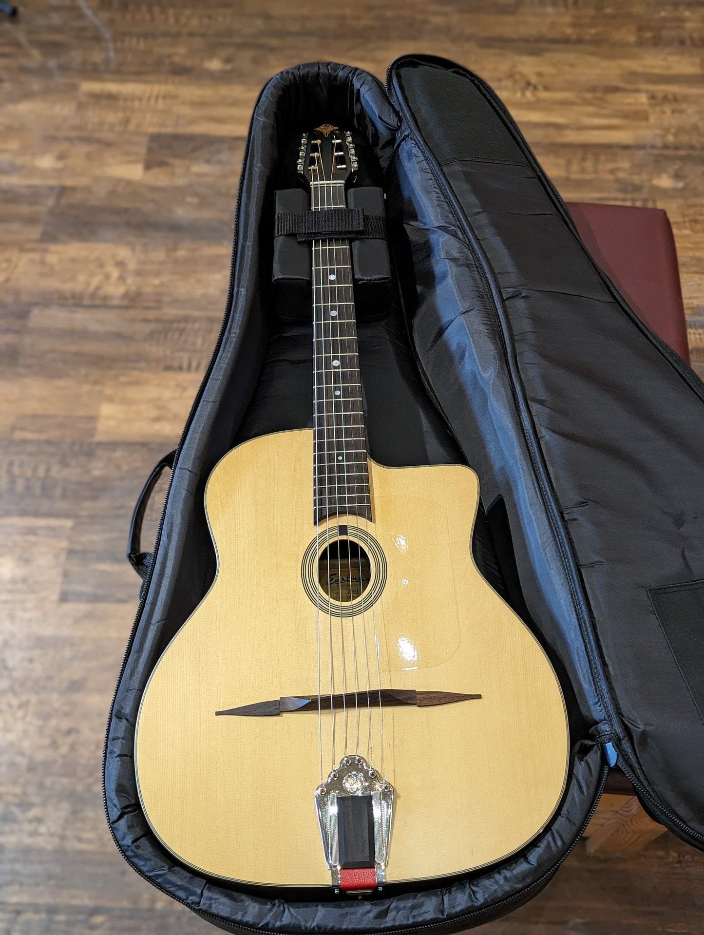 Eastman DM1 Gypsy Jazz Acoustic w/Gig Bag - Natural (2019)