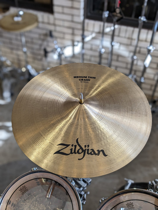 Zildjian A 16" Medium Thin Crash Cymbal (Used)