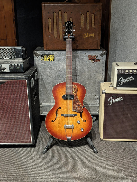 Godin 5th Avenue Kingpin P90 Hollow Body Electric Guitar w/Case - Cognac Burst (Used)