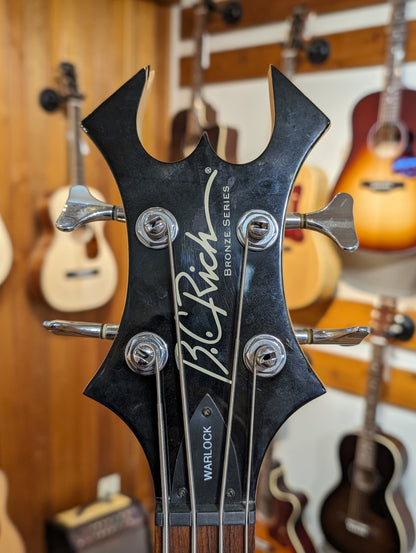 B.C. Rich Bronze Series Warlock Bass - Red (Used)