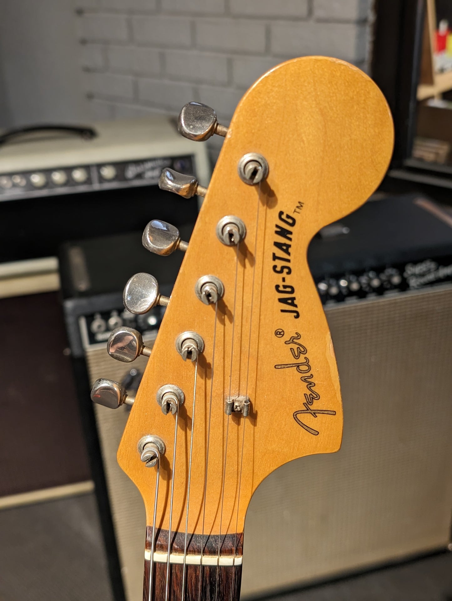 Fender MIJ Kurt Cobain Jag-Stang w/Case - Fiesta Red (1996)