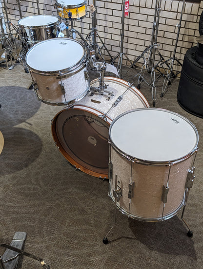 Ludwig Club Date Special Edition Fab 3 Shell Pack - White Marine Pearl (2012-2015)