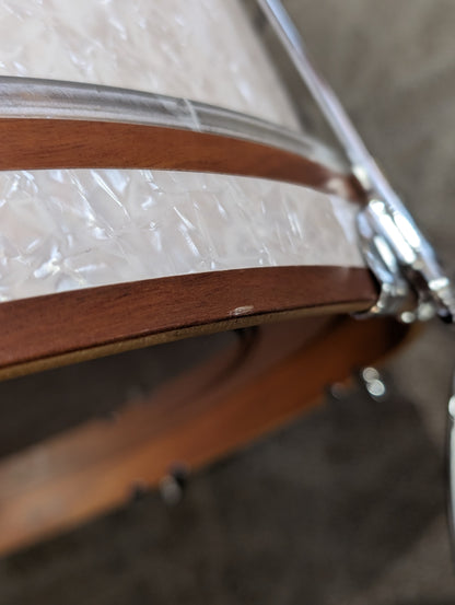 Ludwig Club Date Special Edition Fab 3 Shell Pack - White Marine Pearl (2012-2015)