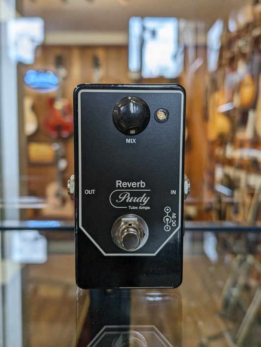 Purdy Tube Amps "Black Panel" Reverb Pedal (Demo Stock)
