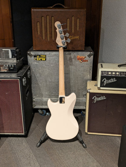 G&L Tribute Fallout Short Scale Bass Guitar - Olympic White