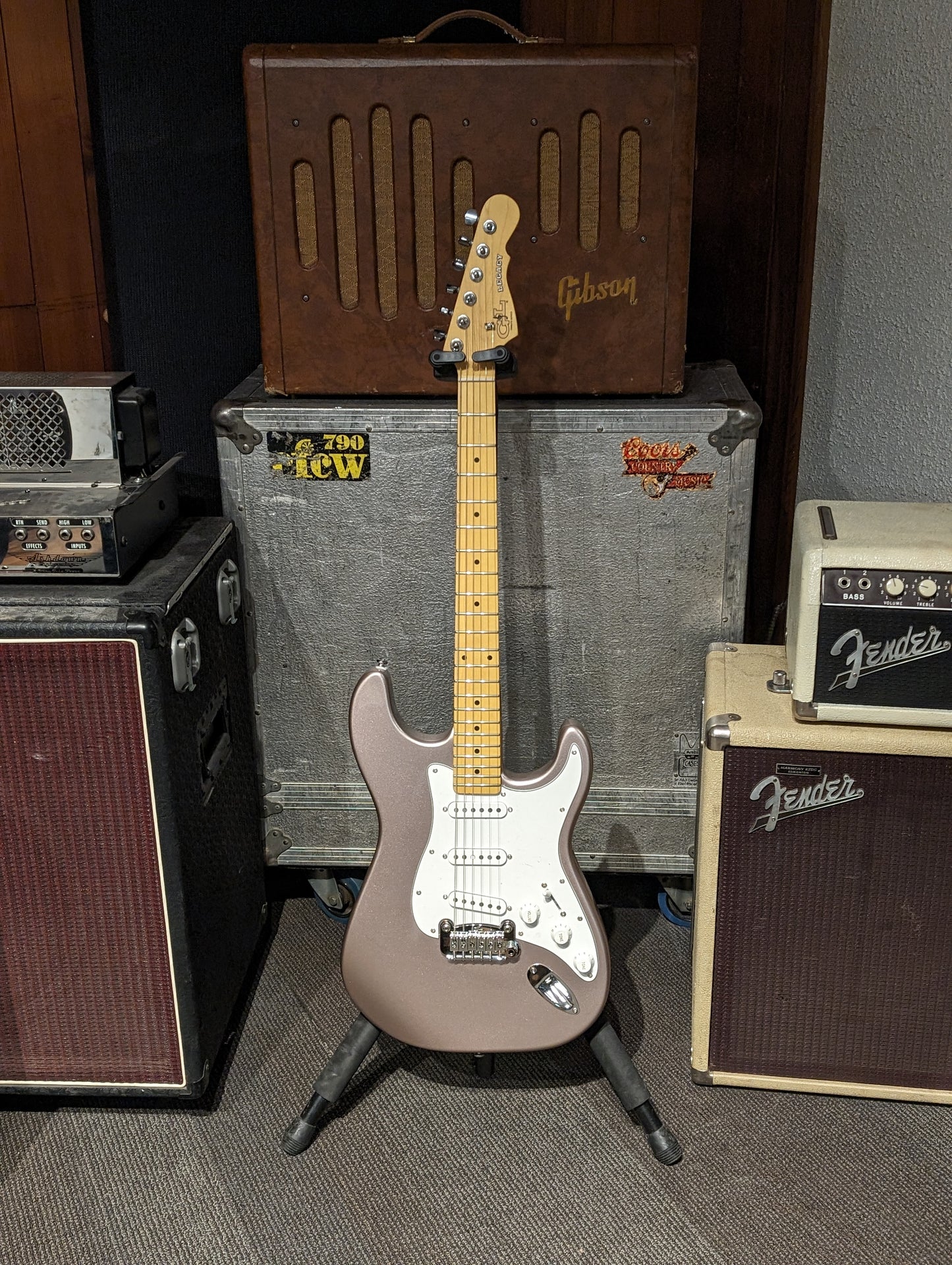 G&L Tribute Legacy Electric Guitar - Shoreline Gold (Serial #231102390)