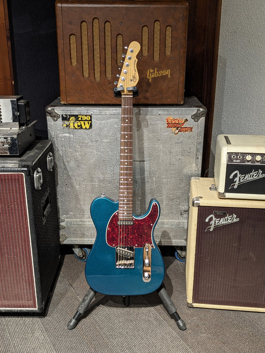 G&L Tribute ASAT Classic Electric Guitar - Emerald Blue Metallic