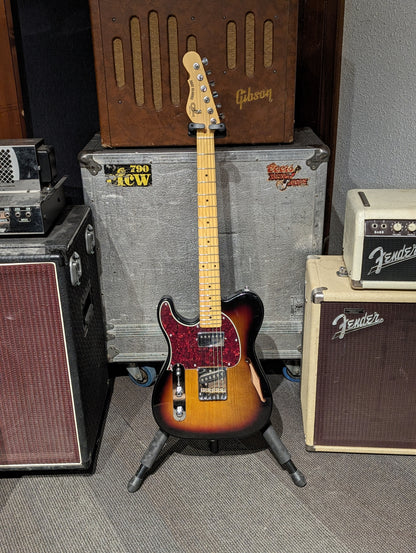 G&L ASAT Classic Bluesboy Semi-Hollow Left Handed Electric Guitar - 3-Tone Sunburst