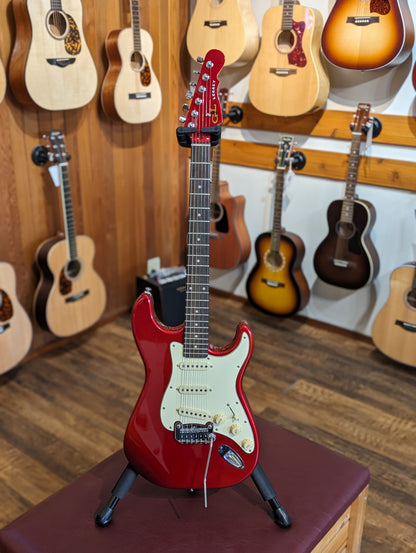 G&L Tribute Legacy Electric Guitar - Candy Apple Red w/Matching Headstock (2015)