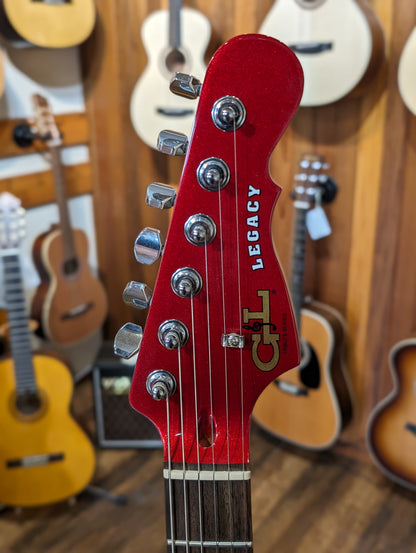 G&L Tribute Legacy Electric Guitar - Candy Apple Red w/Matching Headstock (2015)