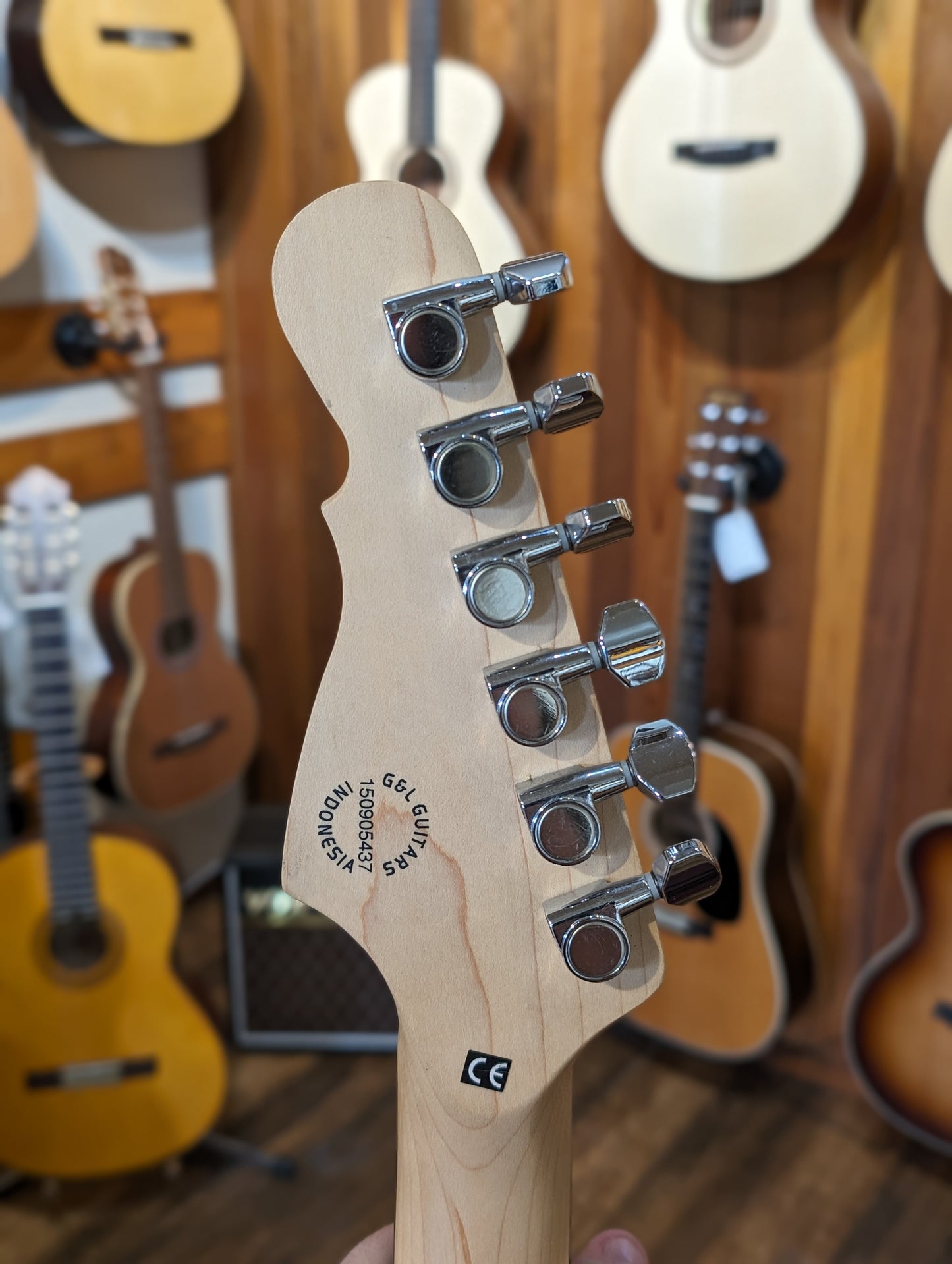 G&L Tribute Legacy Electric Guitar - Candy Apple Red w/Matching Headstock (2015)