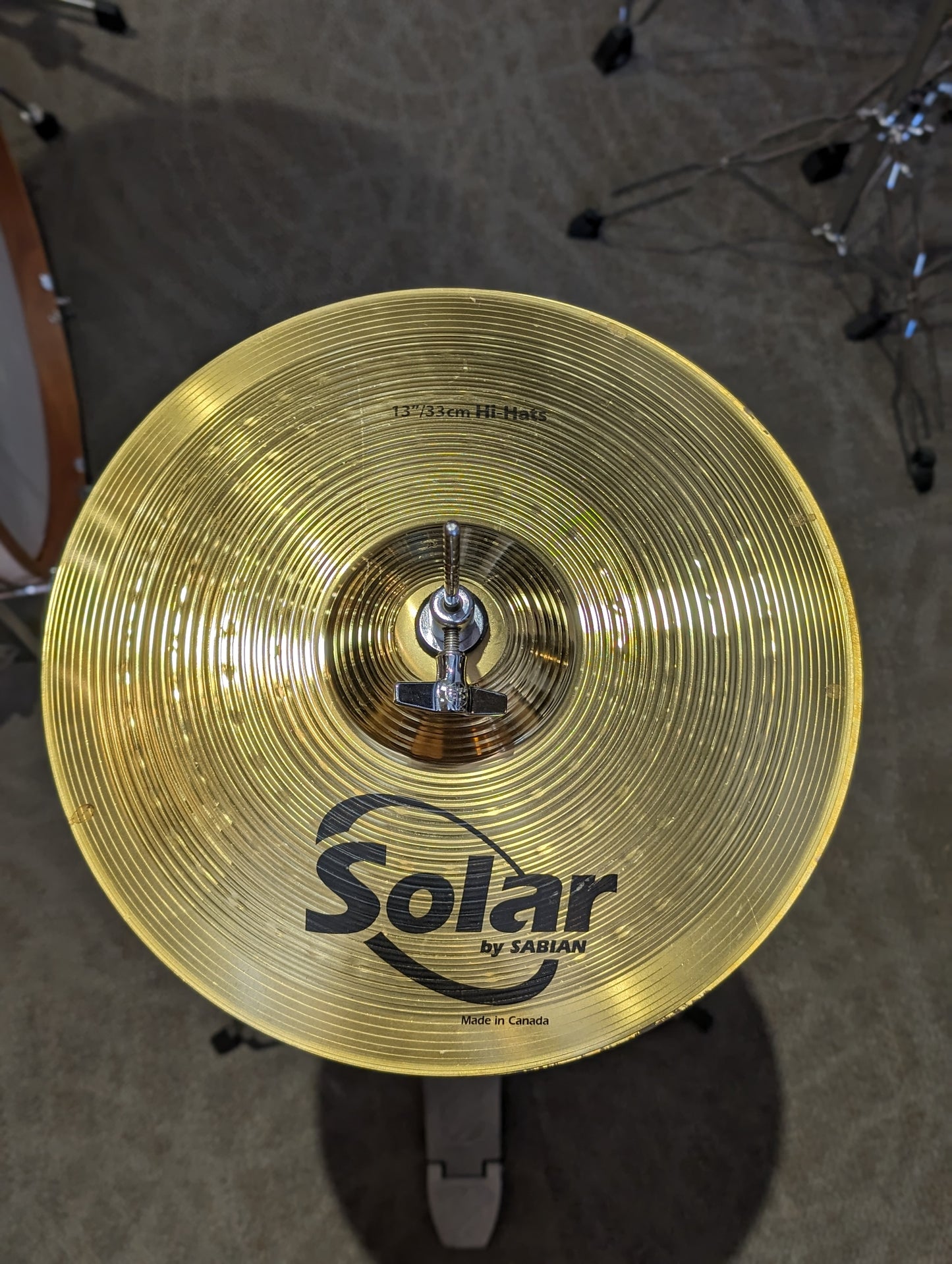 Sabian 13" Solar Hi-Hat Cymbals (Used)