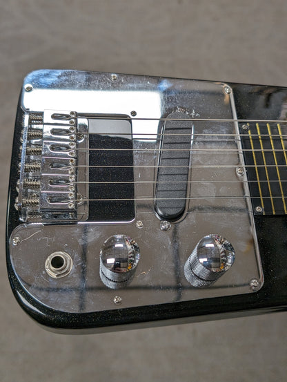 Rogue RLS-1 Lap Steel Guitar w/ Stand & Gig Bag - Metallic Black (Used)