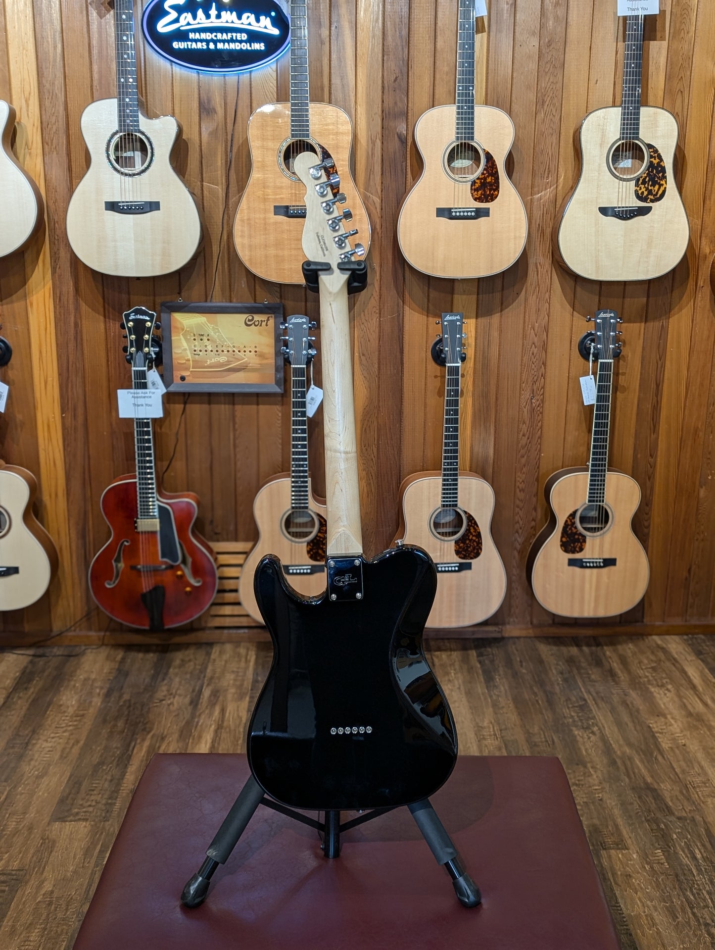 G&L USA Build to Order ASAT Classic Alnico Electric Guitar w/Case - Jet Black (Serial #CLF2401098)