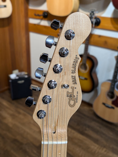 G&L USA Build to Order ASAT Classic Alnico Electric Guitar w/Case - Jet Black (Serial #CLF2401098)