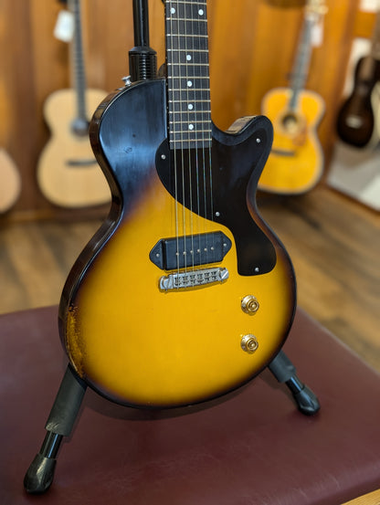 Eastman SB55/V-SB Single Cut Electric Guitar w/Case - Antique Vintage Burst (Serial #12757606)