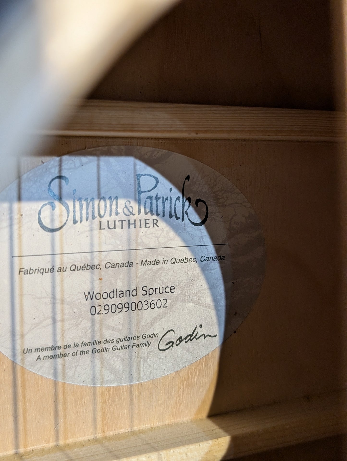 Simon & Patrick Woodland Spruce Dreadnought Acoustic Guitar (Used)