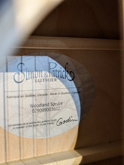 Simon & Patrick Woodland Spruce Dreadnought Acoustic Guitar (Used)