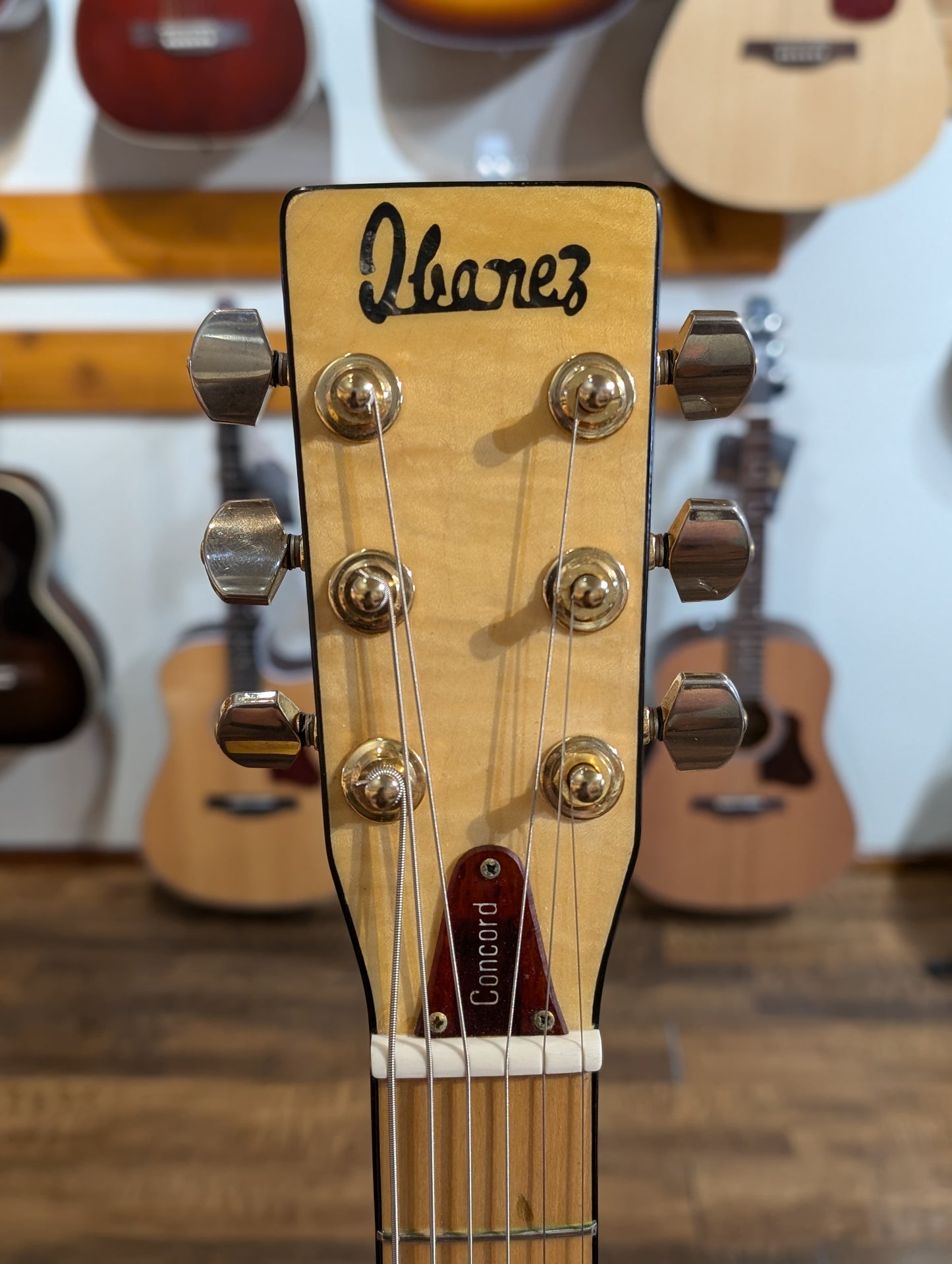 Ibanez Concord 670 Dreadnought Acoustic Guitar w/Gig Bag - Natural (1978)