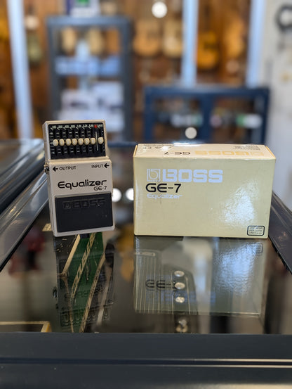 boss ge 7 equalizer pedal Boss GE-7 EQ Pedal w/Box (Used) – Acoustic Music Shop