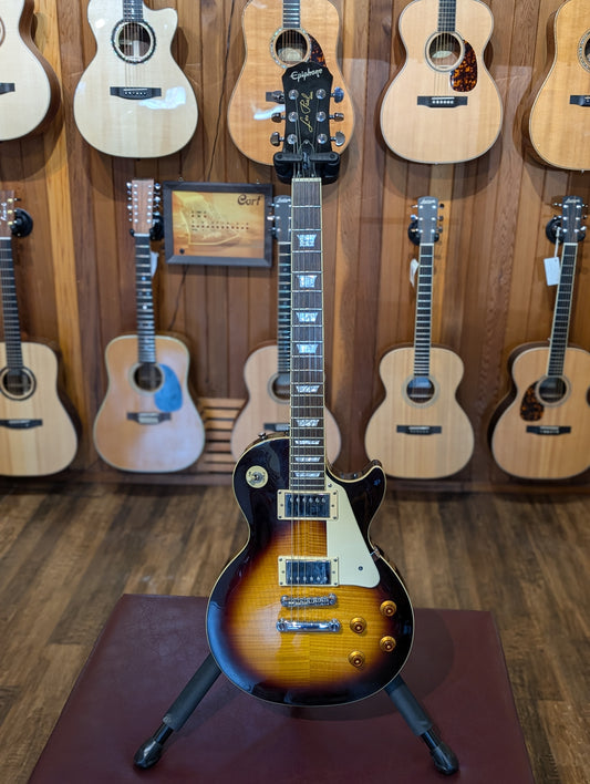 Epiphone Les Paul Standard Plus Top Electric Guitar - Vintage Sunburst (2005)