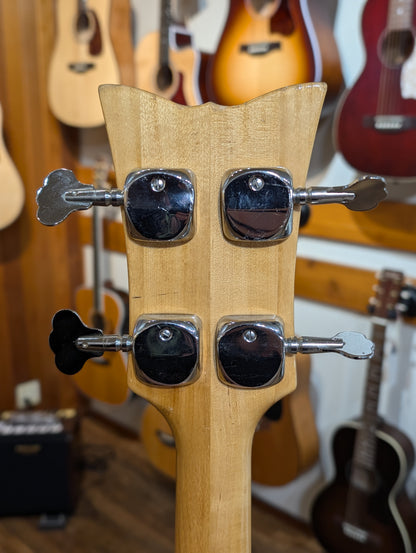 Hagstrom HIIBN Short Scale Electric Bass Guitar w/Gig Bag (Mid 1960's - Early 1970's)