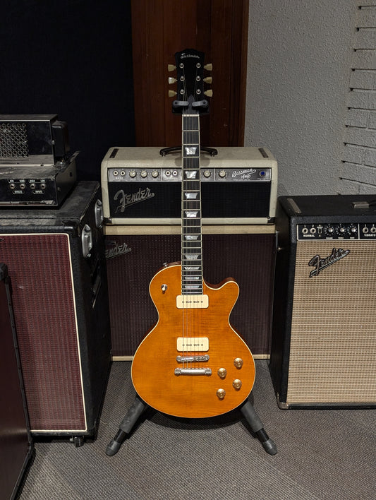 Eastman SB56/TV Electric Guitar w/Case - Vintage Amber (Serial #K2300241)