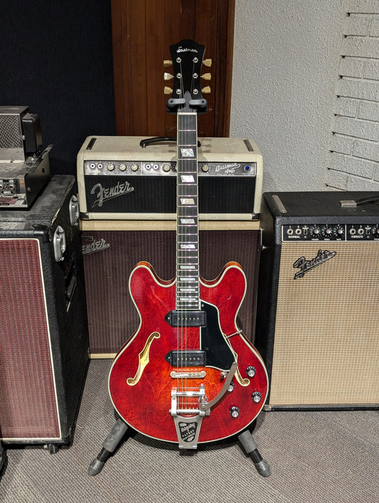 Eastman T64/TV Hollow-Body Guitar w/Bigsby Vibrato & Case - Vintage Classic (Serial #P2303372)