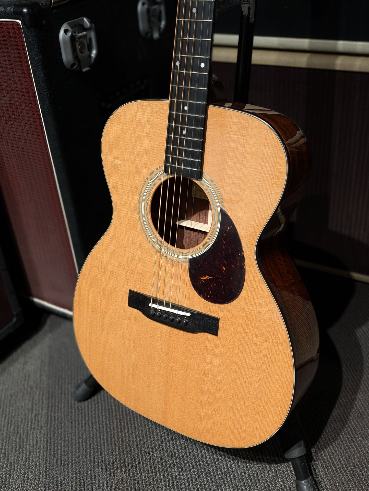 Eastman E6OM-TC Thermo Cure Orchestra Acoustic Guitar w/Case - Natural (Serial #M2227741)