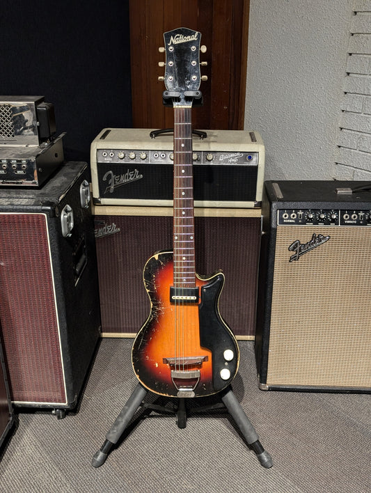 National 1123 Solid Body Electric Spanish Guitar w/Case (1954)