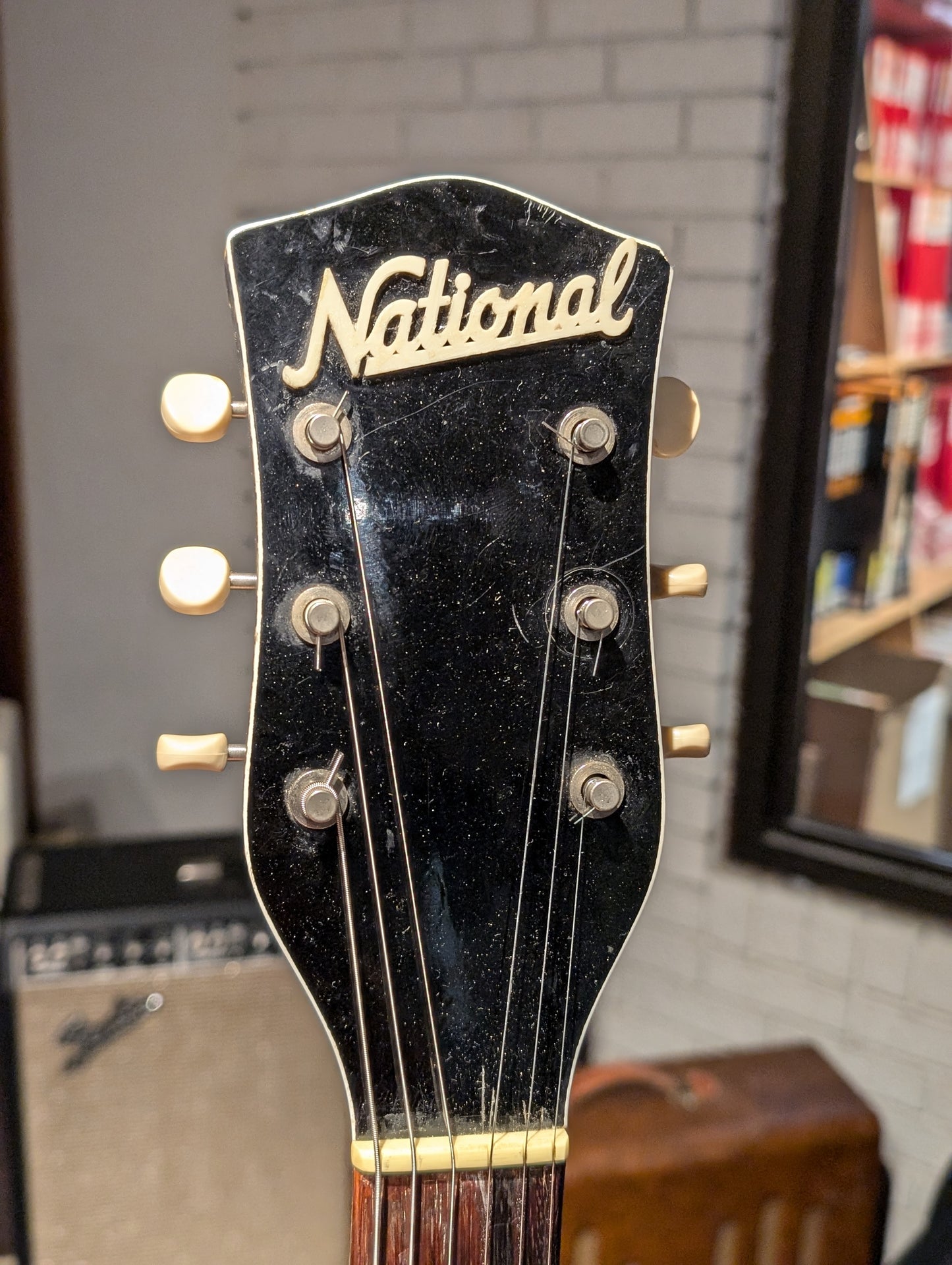 National 1123 Solid Body Electric Spanish Guitar w/Case (1954)