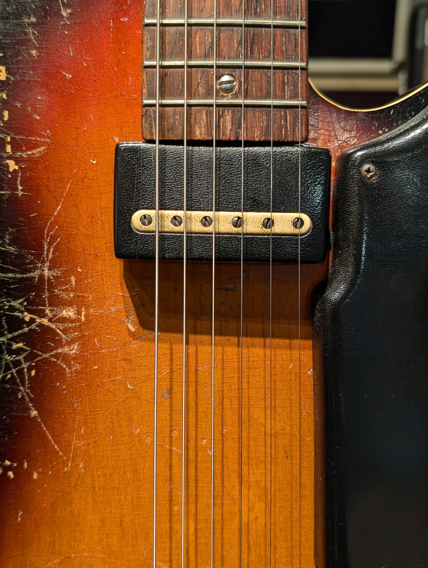 National 1123 Solid Body Electric Spanish Guitar w/Case (1954)