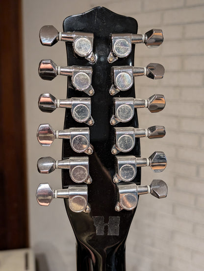 Danelectro 59M 12-String Electric Guitar - Black (Used)