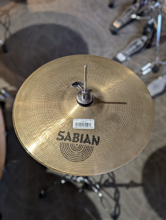 Sabian 14" Flat Hats (1980's)