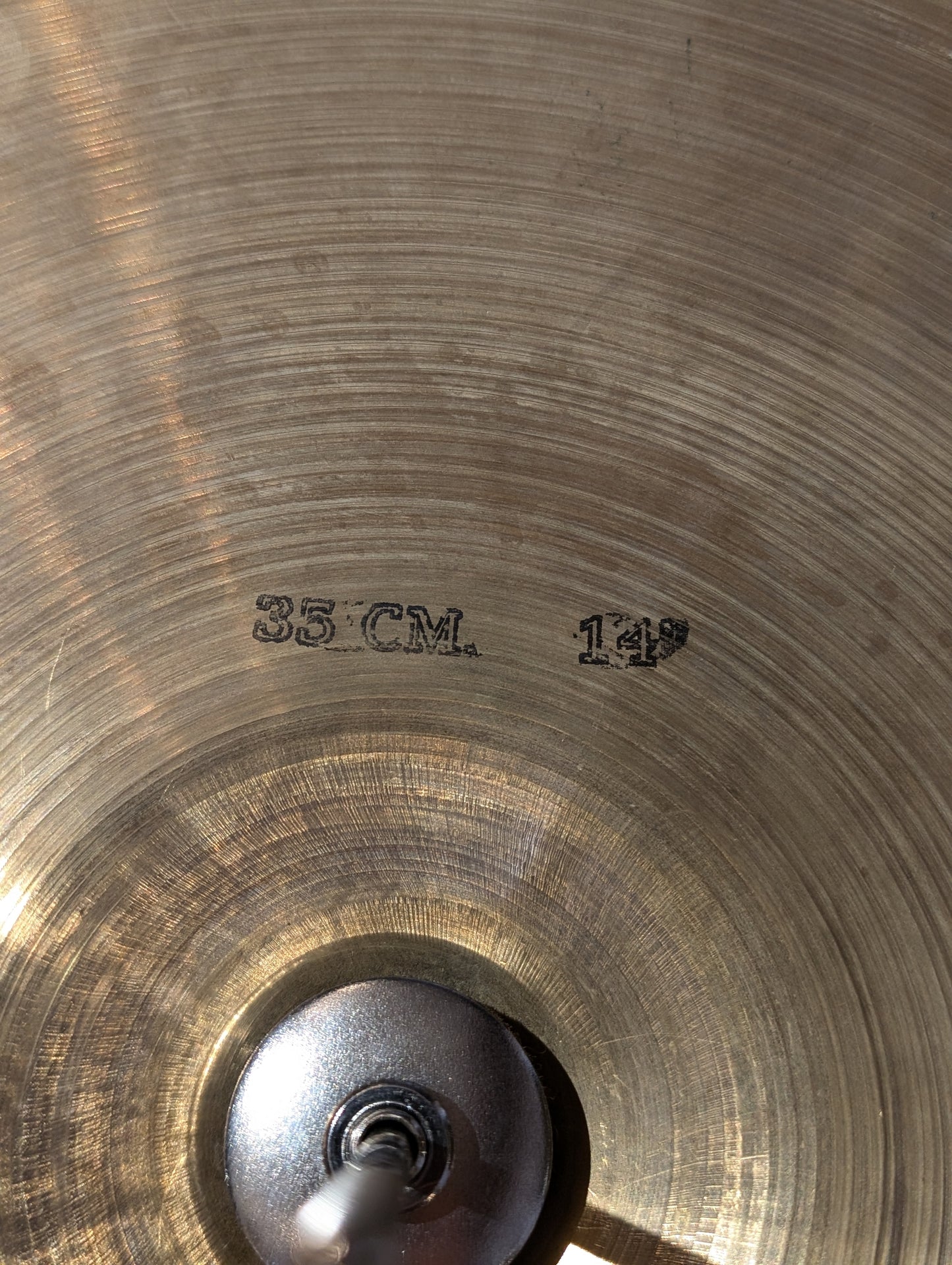 Sabian 14" Flat Hats (1980's)