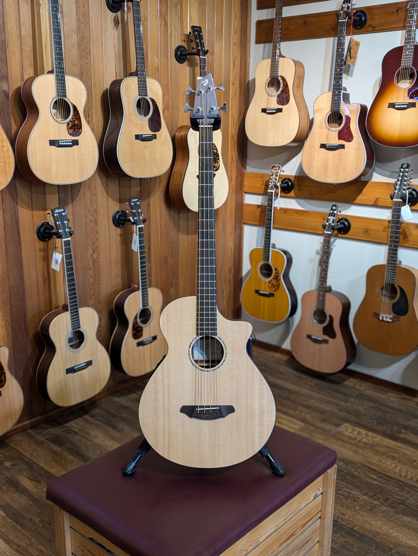 Breedlove ABJ250/SM4 4-String Acoustic/Electric Bass w/Case (2005)