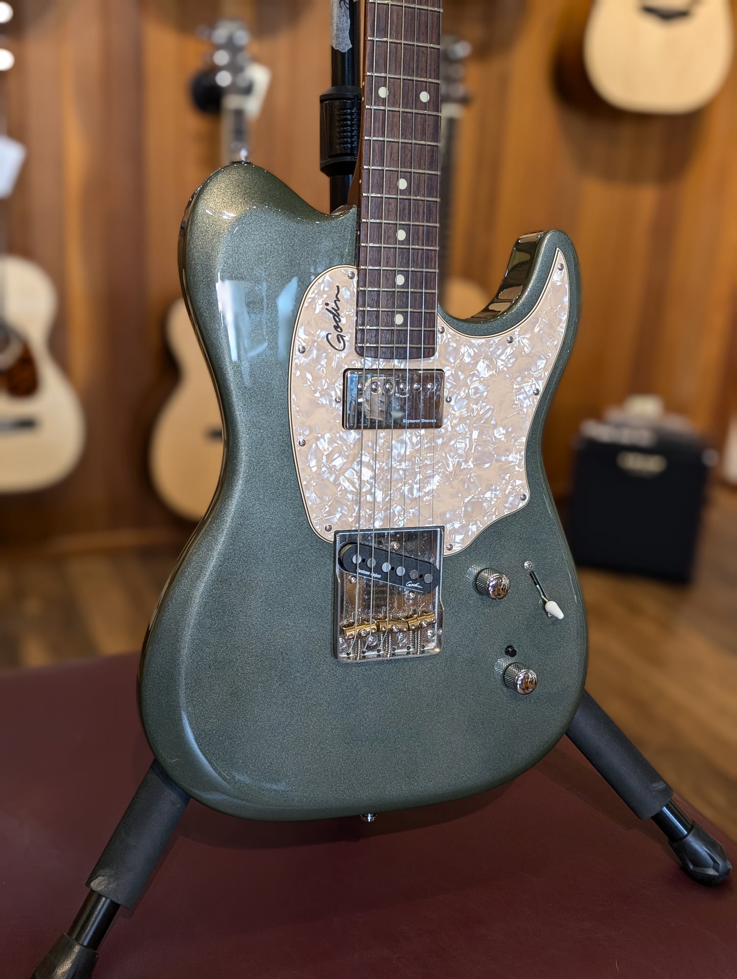 Godin Stadium '59 Electric Guitar w/Gig Bag - Desert Green (Used)