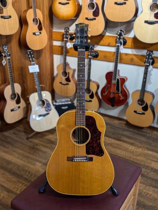 Gibson J-50 Slope Shoulder Dreadnought Acoustic Guitar w/Case - Natural (1956)