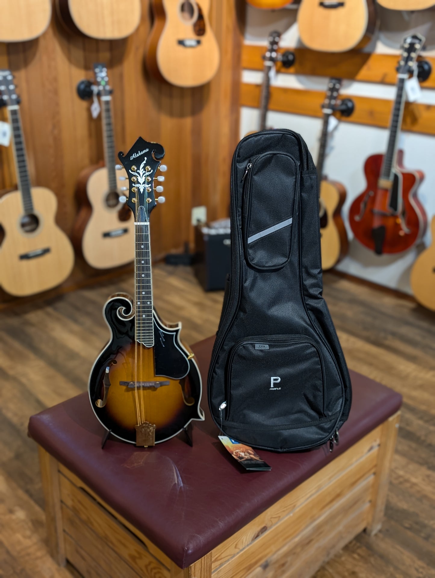 Alabama ALM45 F-Style Mandolin Bundle