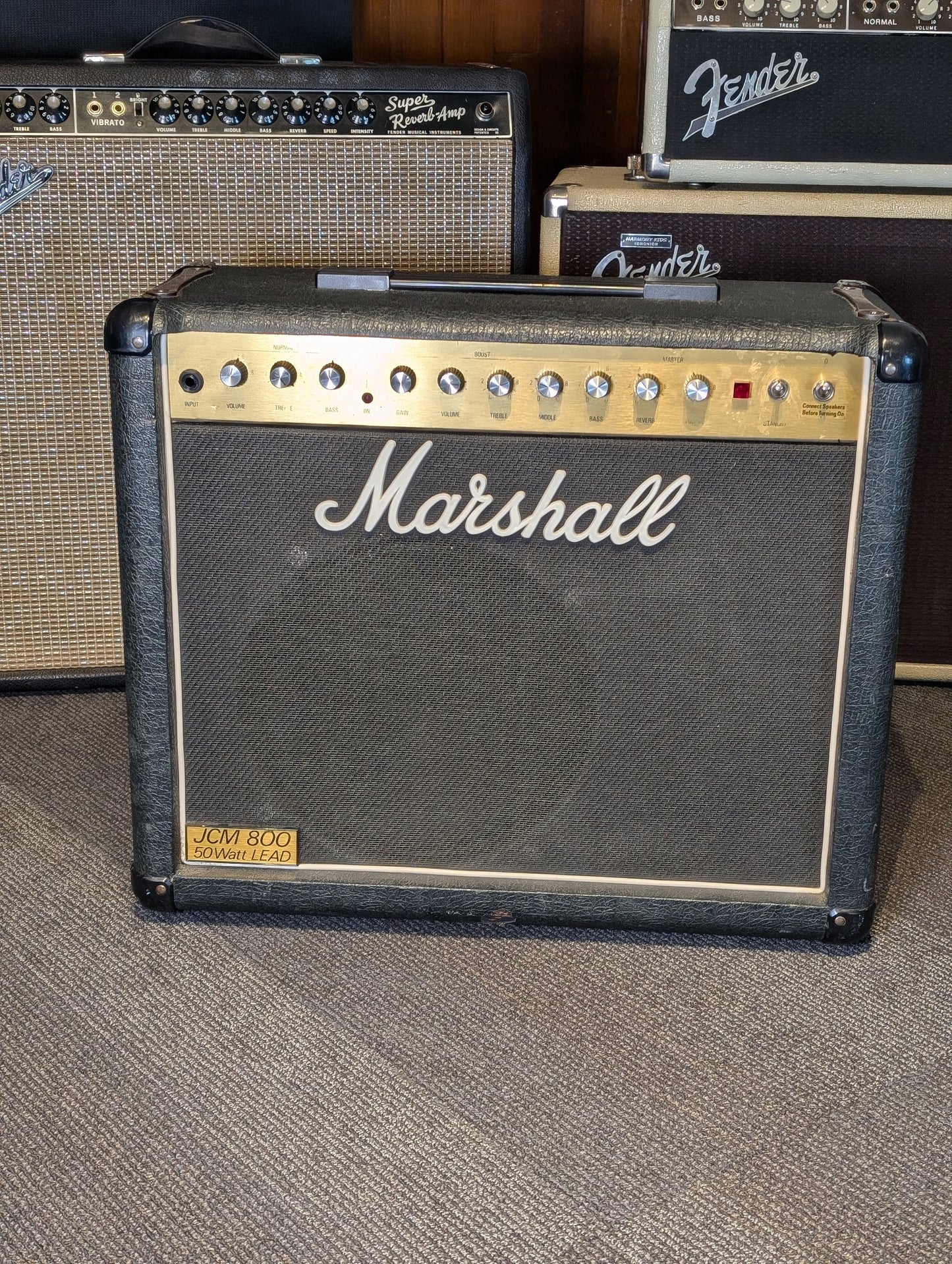 Marshall 4210 JCM800 50w 1x12" Combo Amp w/Cover (1984)