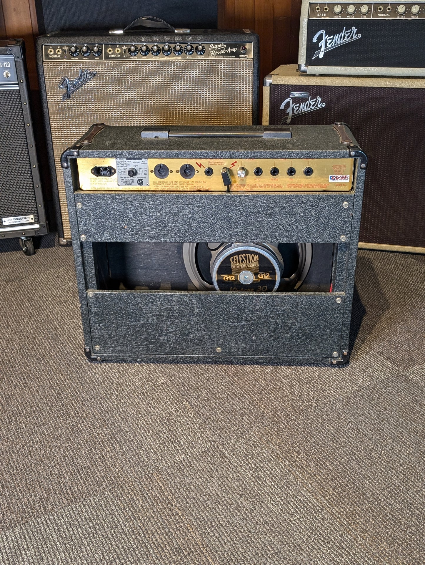 Marshall 4210 JCM800 50w 1x12" Combo Amp w/Cover (1984)