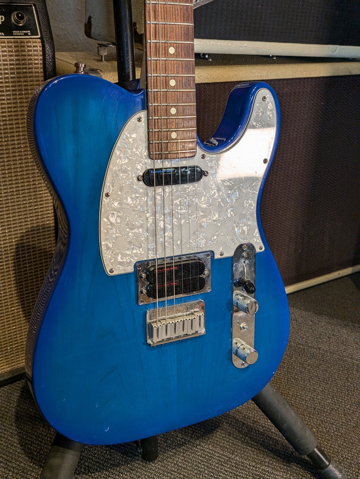 Fender USA Telecaster Plus w/Case - Blue Burst (1993)