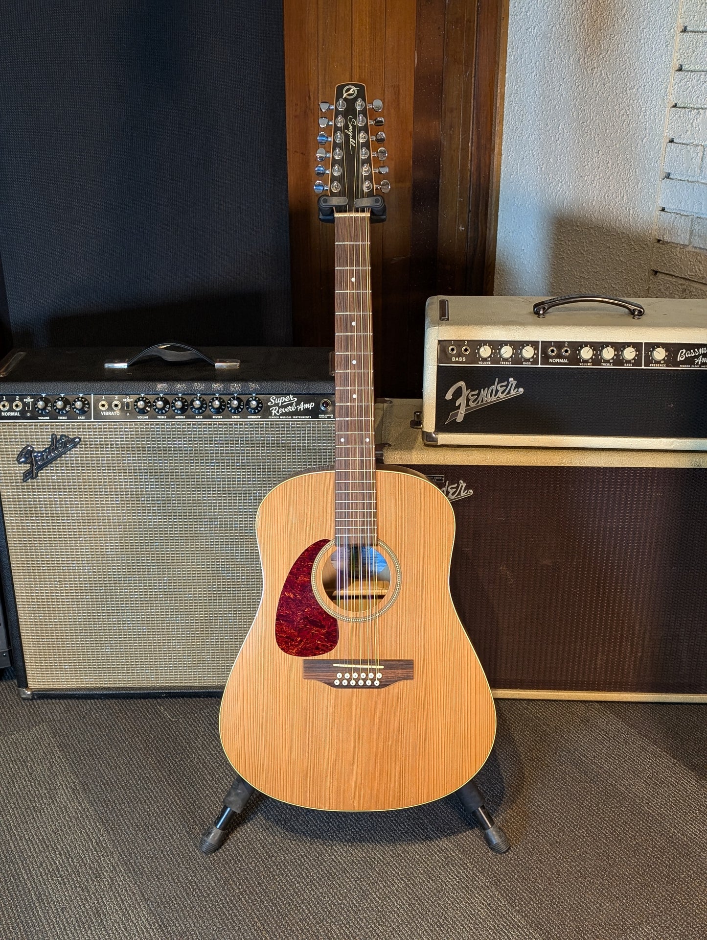 Seagull Coastline S12 Cedar 12-String Left Handed Acoustic Guitar w/Gig Bag (Used)