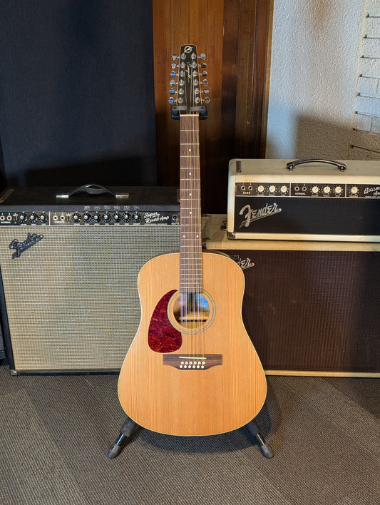 Seagull Coastline S12 Cedar 12-String Left Handed Acoustic Guitar w/Gig Bag (Used)