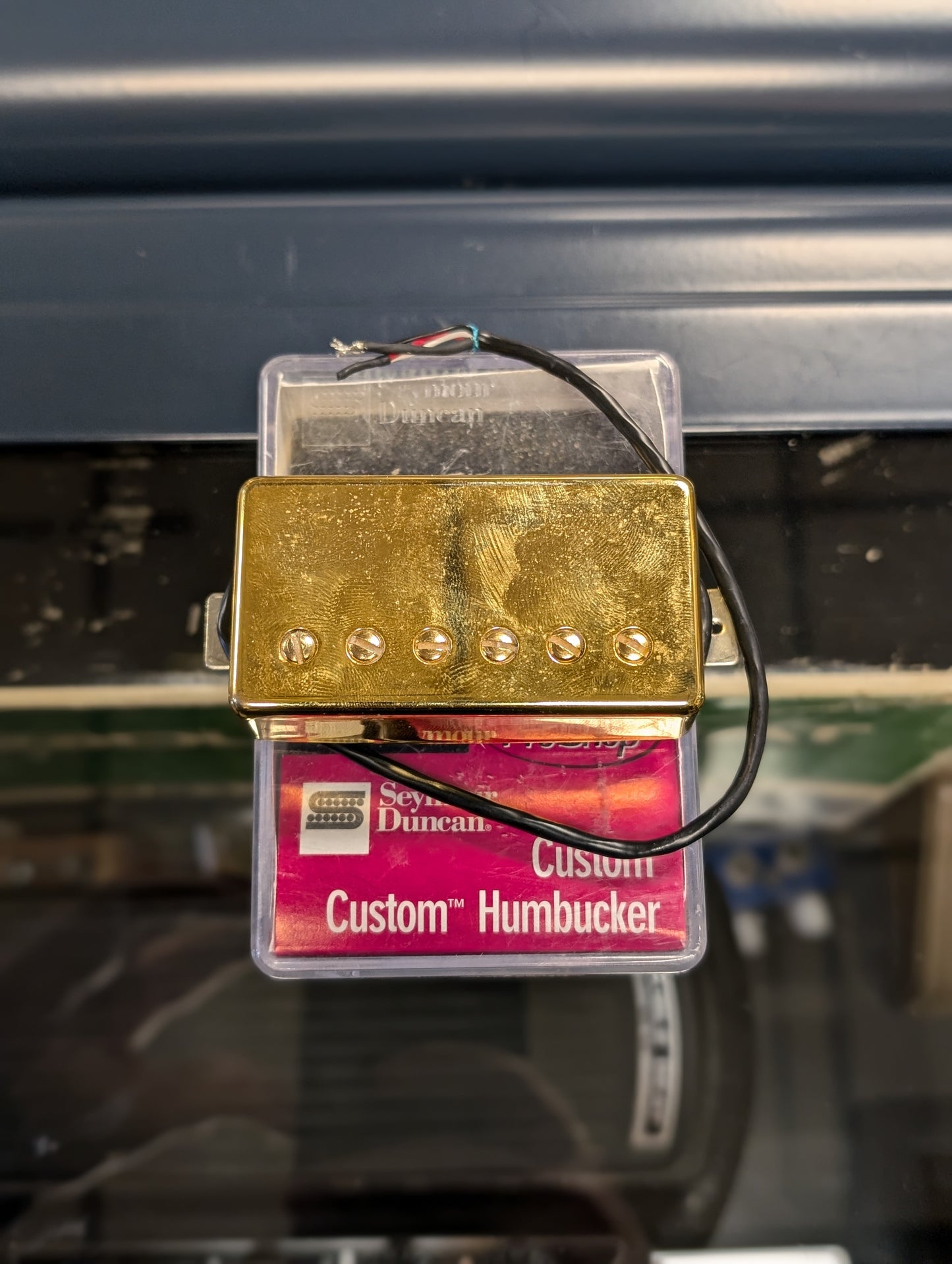 Seymour Duncan SH-11 Custom Custom Bridge Humbucker - Gold Cover (Used)