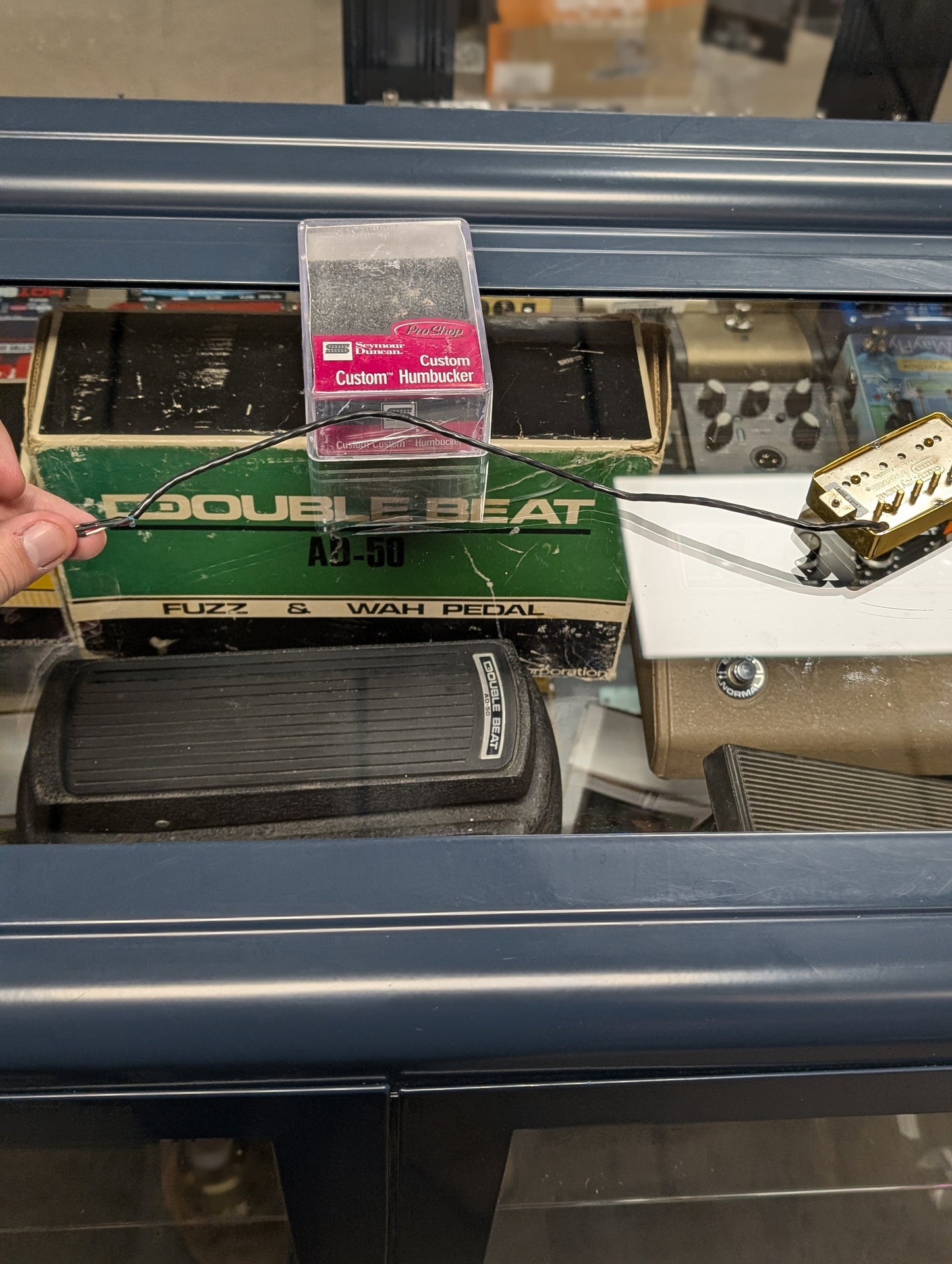 Seymour Duncan SH-11 Custom Custom Bridge Humbucker - Gold Cover (Used)