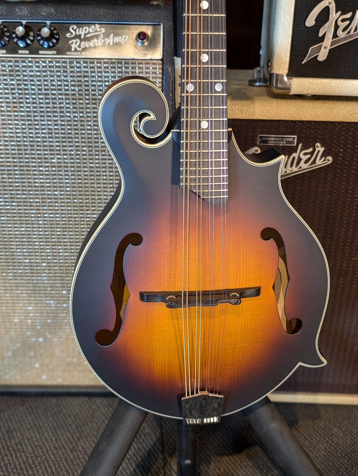 Eastman MD315E F-Style Electric/Acoustic Mandolin w/Gig Bag - Sunburst (Serial #N2401418)